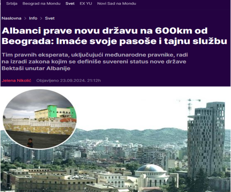 « Vatikani » i Edi Rames ne Tirane me « Baba Mondin » 600 km larg Beogradit teme dite ne mediat serbe « Vatikani » i Edi Rames ne Tirane me « Baba Mondin » 600 km larg Beogradit teme dite ne mediat serbe