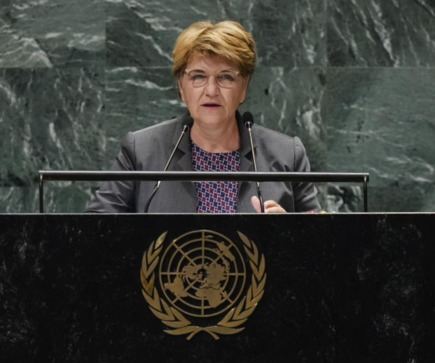 Presidentja e Zvicrës Viola Amherd: « Pakti për të Ardhmen » e OKB-së, një thirrje për t’u zgjuar Presidentja e Zvicrës Viola Amherd: « Pakti për të Ardhmen » e OKB-së, një thirrje për t’u zgjuar