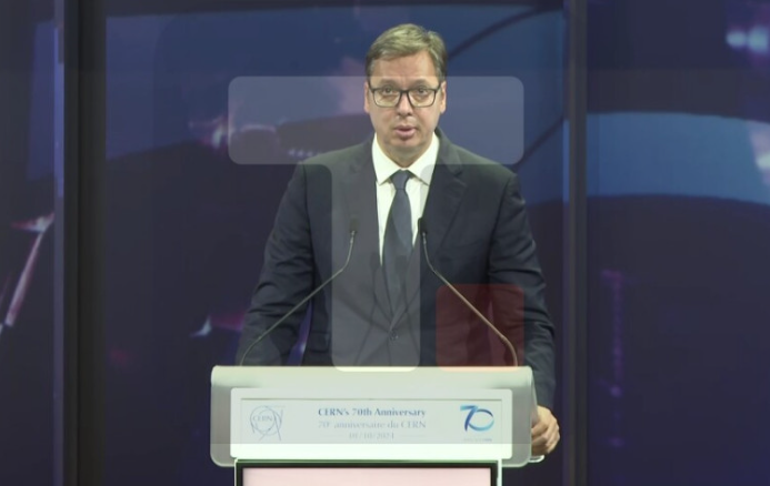 Presidenti serb Vucic ne Gjenevë ne 70-vjtropine CERN: Serbia do të dyfishojë paratë e investuara në CERN Presidenti serb Vucic ne Gjenevë ne 70-vjtropine CERN: Serbia do të dyfishojë paratë e investuara në CERN
