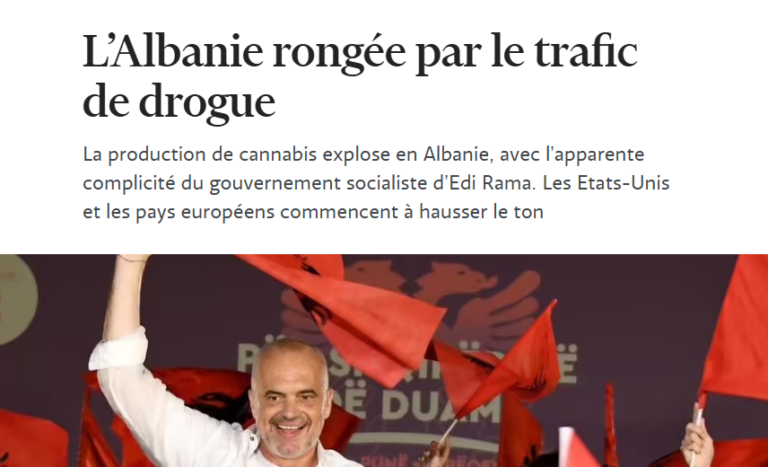 Le Monde: Shqiperia “gati në vitin 2028” për të hyrë në BE, pavarësisht shqetësimeve për mafian e saj të fuqishme… Le Monde: Shqiperia “gati në vitin 2028” për të hyrë në BE, pavarësisht shqetësimeve për mafian e saj të fuqishme…